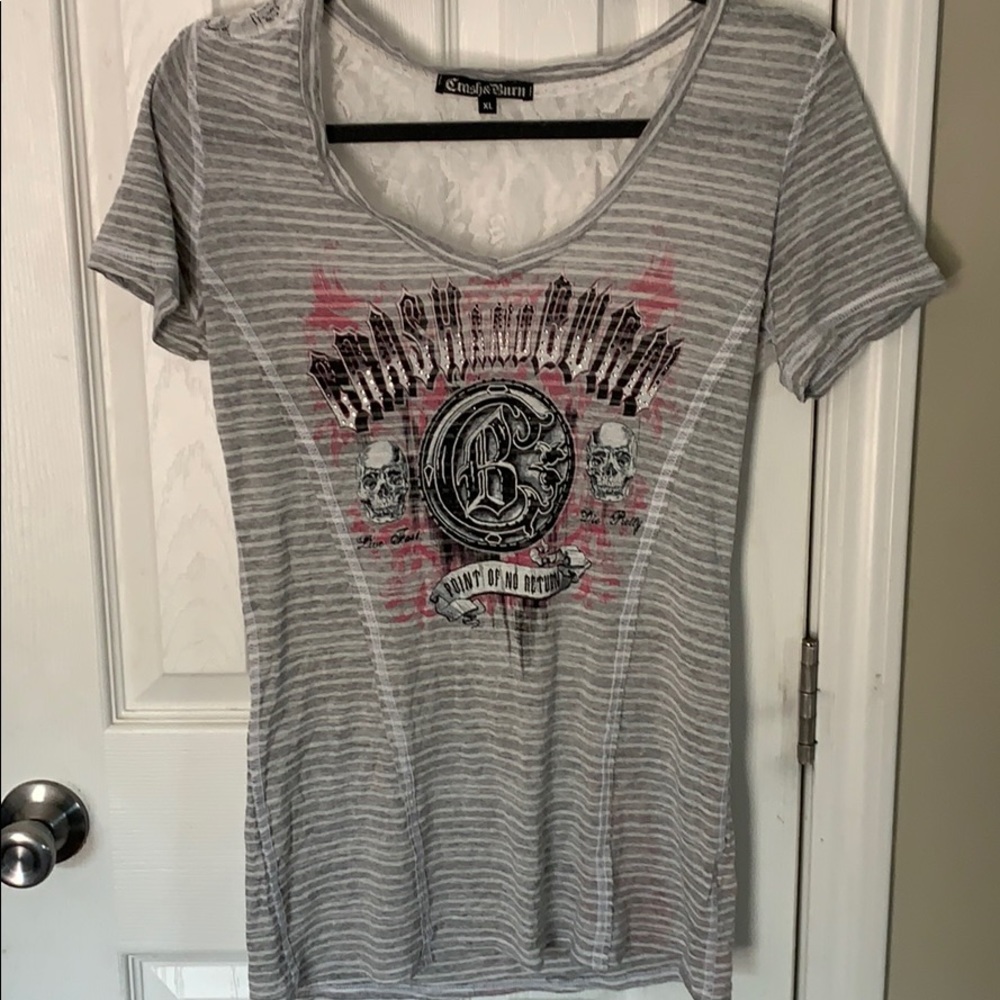 Crash and burn shirt